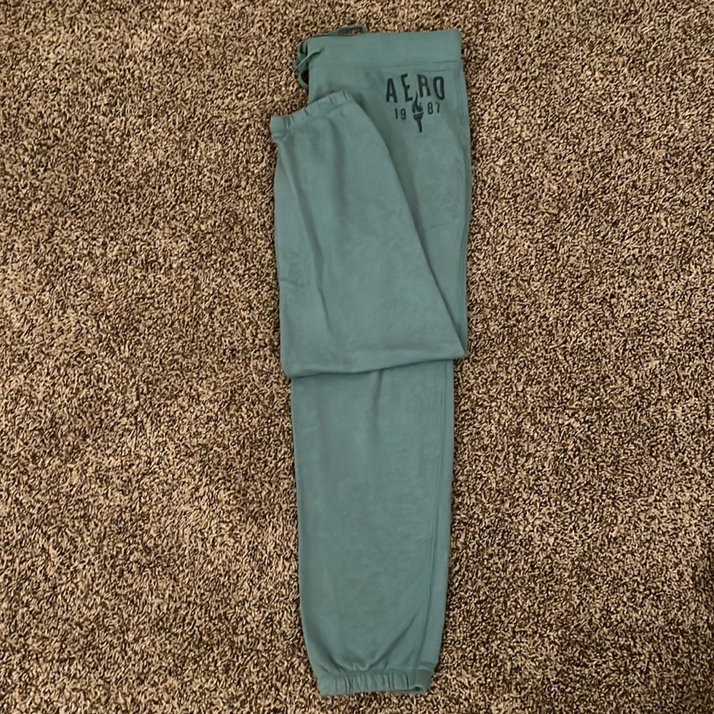 Teal Aeropostale sweatpants